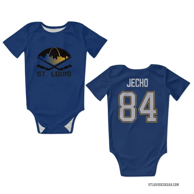 Adam Jecho  Royal St. Louis Blues  Newborn & Infant Bodysuit