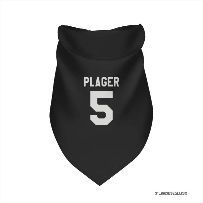Bob Plager  Black St. Louis Blues  Cat & Dog Pet Bandana