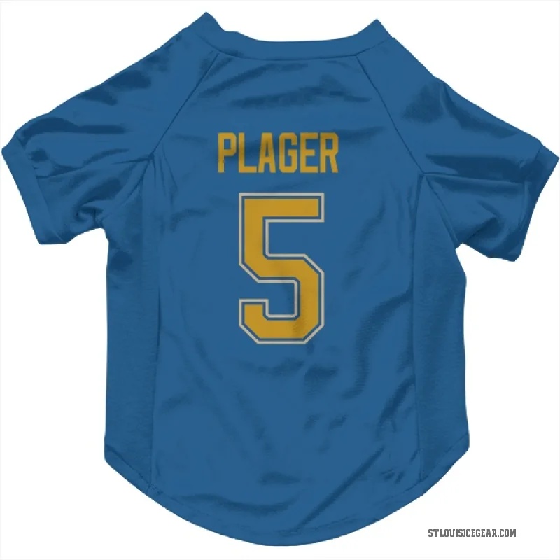 Bob Plager  Blue St. Louis Blues  Cat & Dog Pet Jersey