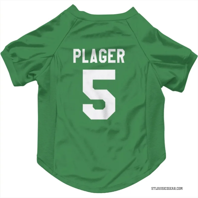 Bob Plager  Green St. Louis Blues  Cat & Dog Pet Jersey