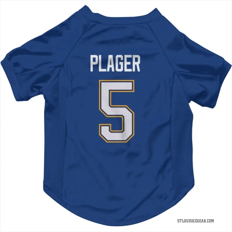 Bob Plager  Royal St. Louis Blues  Cat & Dog Pet Jersey