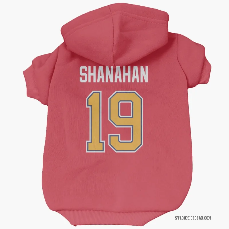 Brendan Shanahan  Red St. Louis Blues  Cat & Dog Pet Hoodie