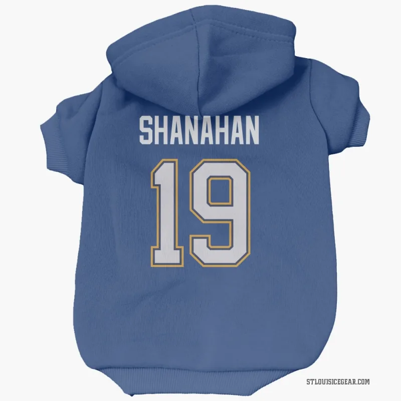 Brendan Shanahan  Royal St. Louis Blues  Cat & Dog Pet Hoodie