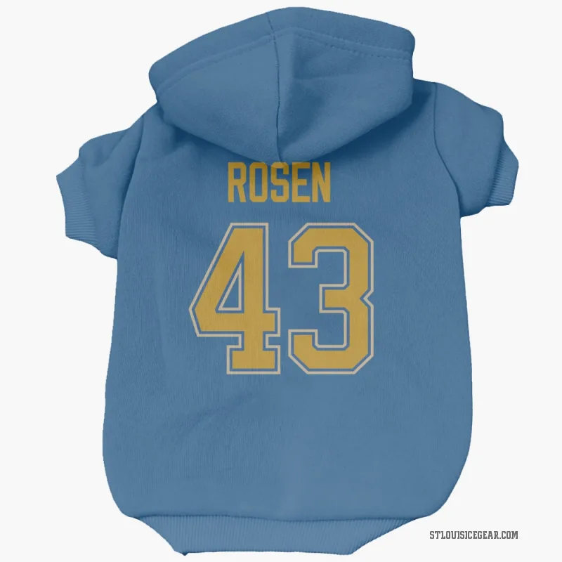 Calle Rosen  Blue St. Louis Blues  Cat & Dog Pet Hoodie