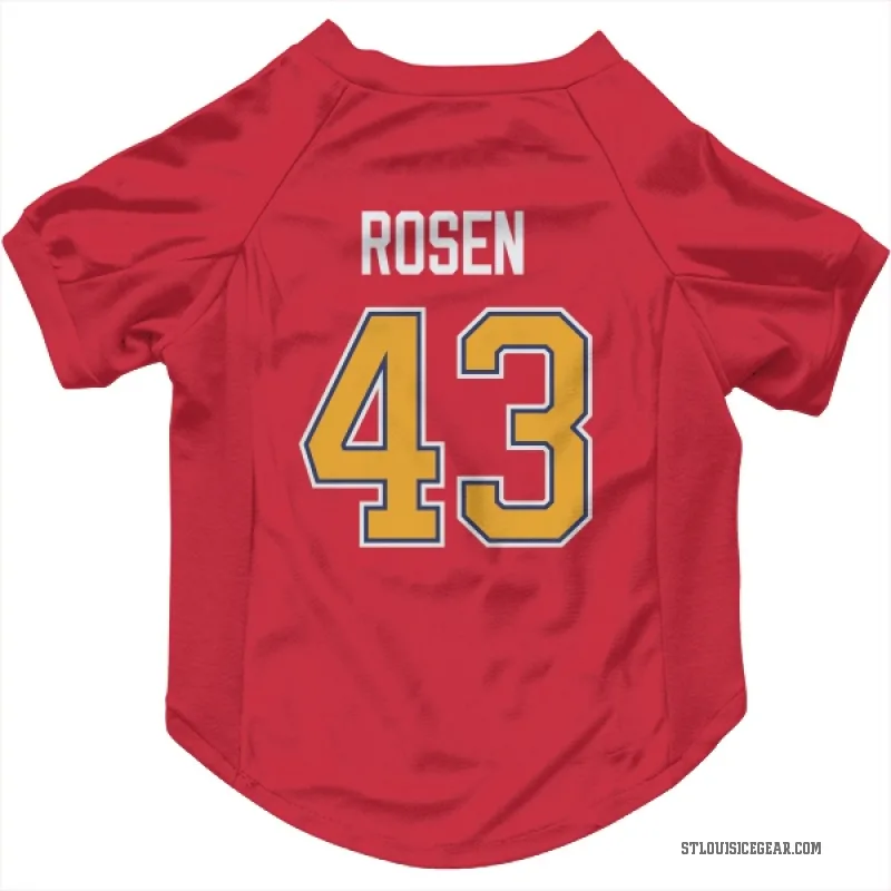 Calle Rosen  Red St. Louis Blues  Cat & Dog Pet Jersey