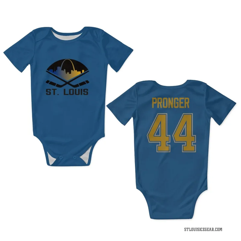 Chris Pronger  Blue St. Louis Blues  Newborn & Infant Bodysuit