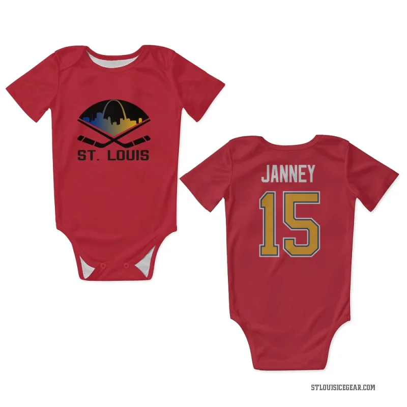 Craig Janney  Red St. Louis Blues  Newborn & Infant Bodysuit