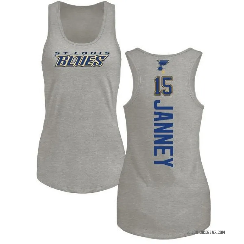 Craig Janney Women's Ash St. Louis Blues Backer Tank Top -