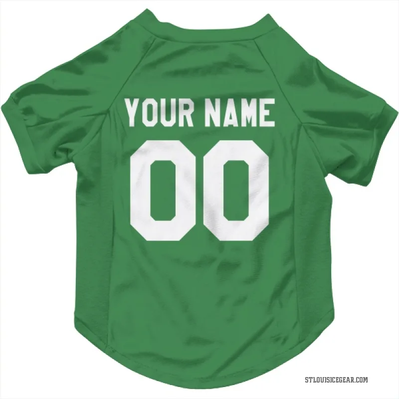 Custom  Green St. Louis Blues   Cat & Dog Pet Jersey