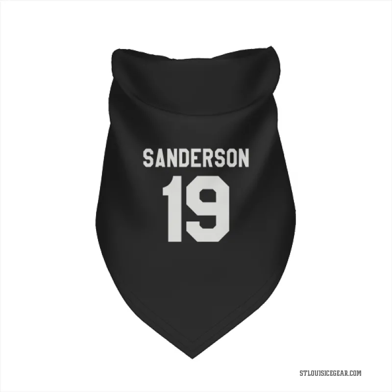 Derek Sanderson  Black St. Louis Blues  Cat & Dog Pet Bandana