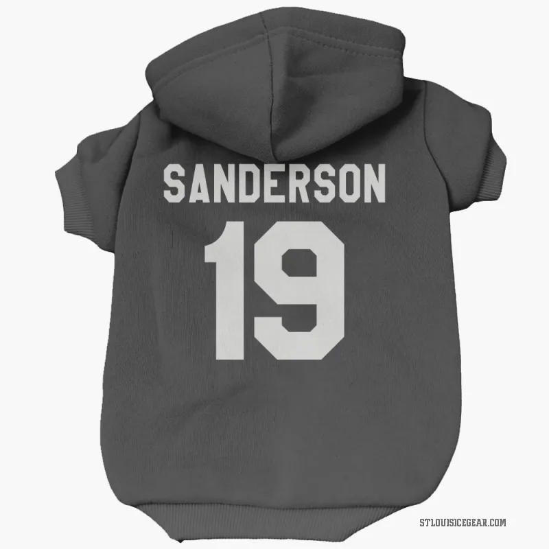Derek Sanderson  Black St. Louis Blues  Cat & Dog Pet Hoodie