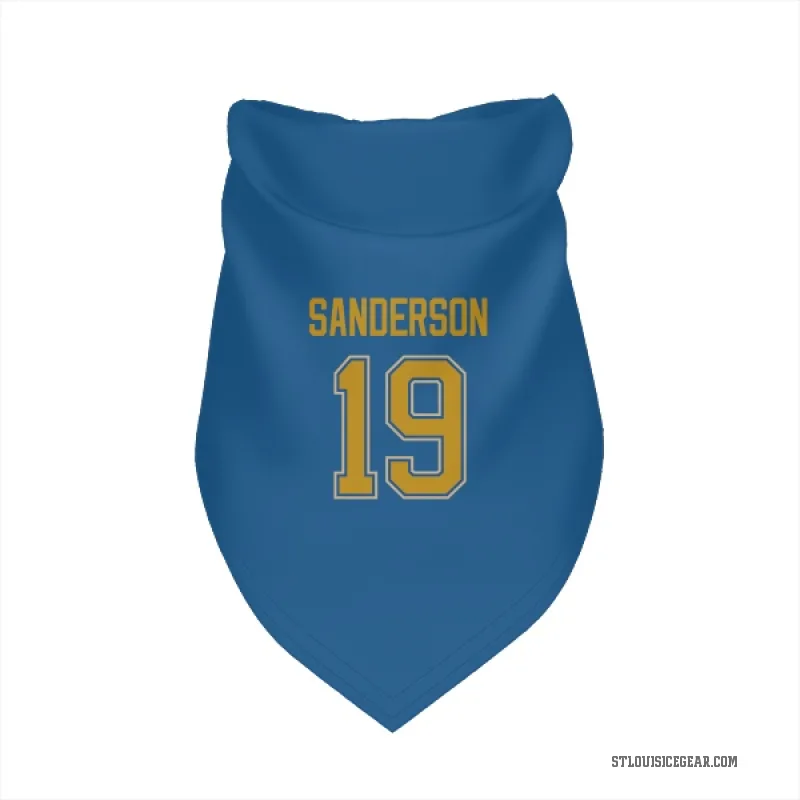 Derek Sanderson  Blue St. Louis Blues  Cat & Dog Pet Bandana