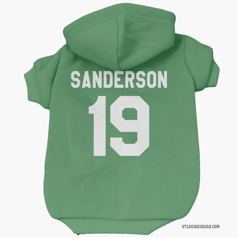 Derek Sanderson  Green St. Louis Blues  Cat & Dog Pet Hoodie