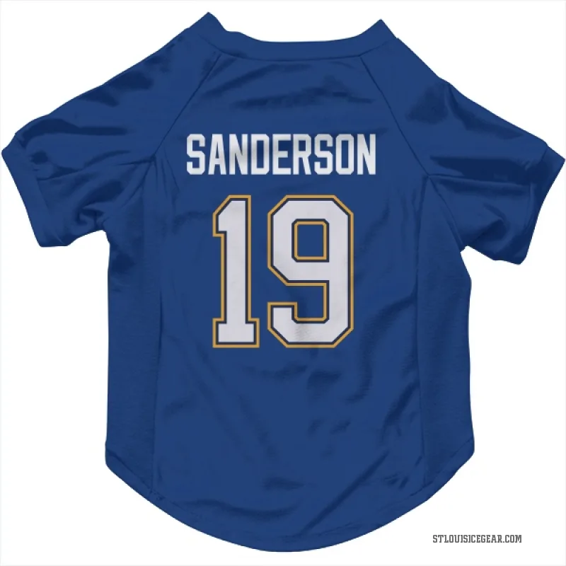 Derek Sanderson  Royal St. Louis Blues  Cat & Dog Pet Jersey