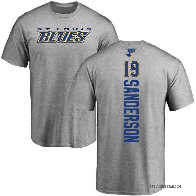 Derek Sanderson Youth Ash St. Louis Blues Backer T-Shirt -