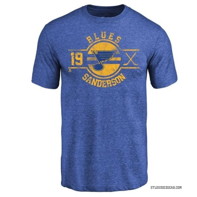 Derek Sanderson Youth Royal St. Louis Blues Insignia T-Shirt -