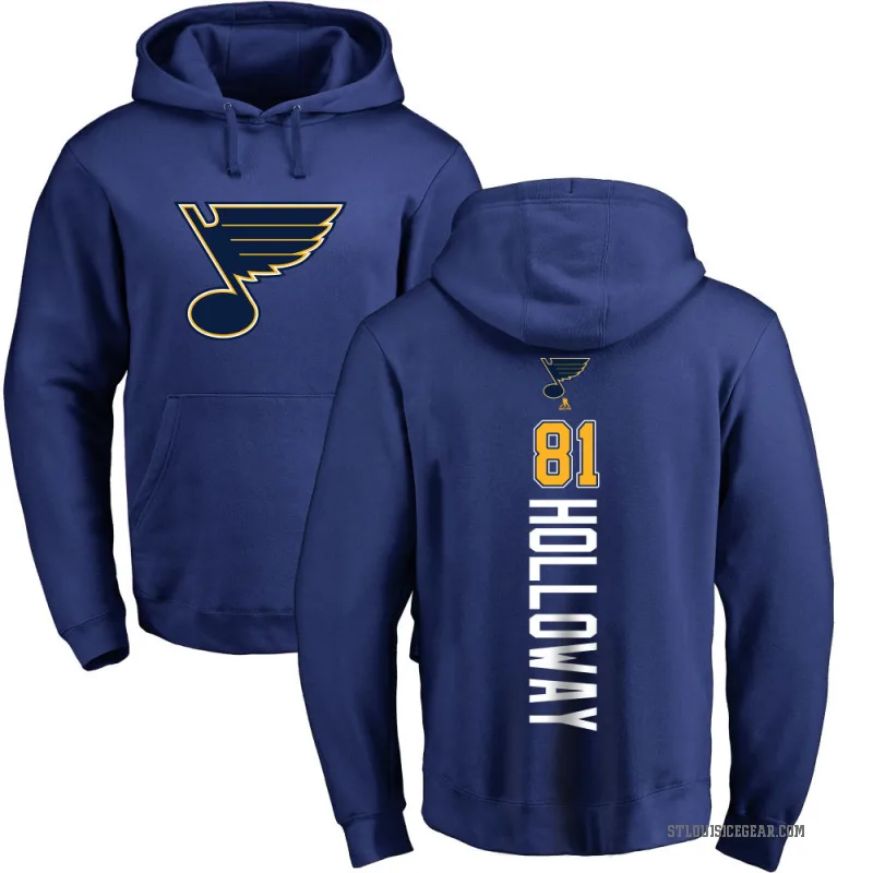 Dylan Holloway Youth Royal St. Louis Blues Branded Backer Pullover Hoodie