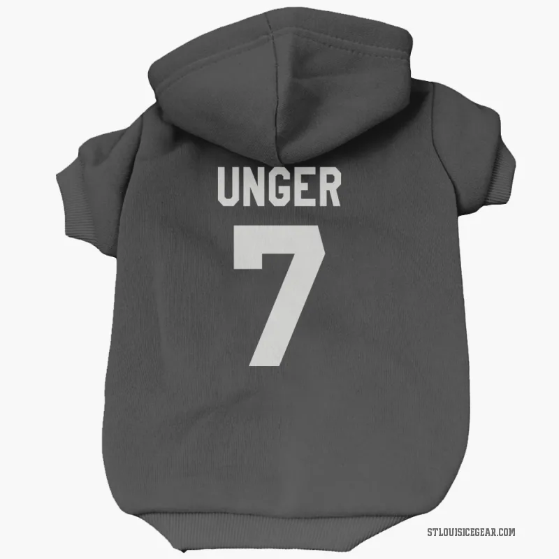 Garry Unger  Black St. Louis Blues  Cat & Dog Pet Hoodie