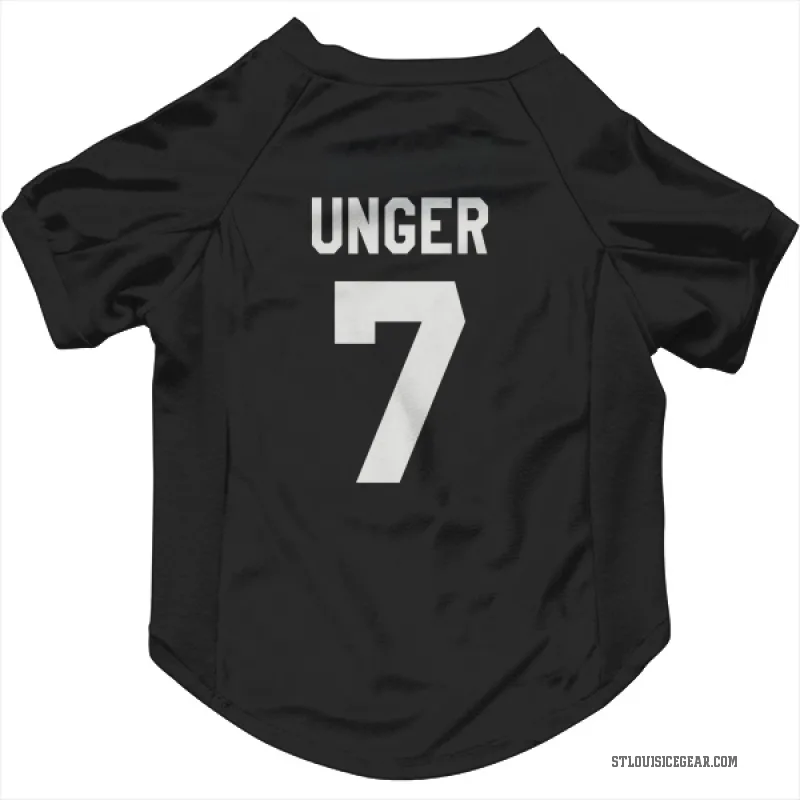 Garry Unger  Black St. Louis Blues  Cat & Dog Pet Jersey