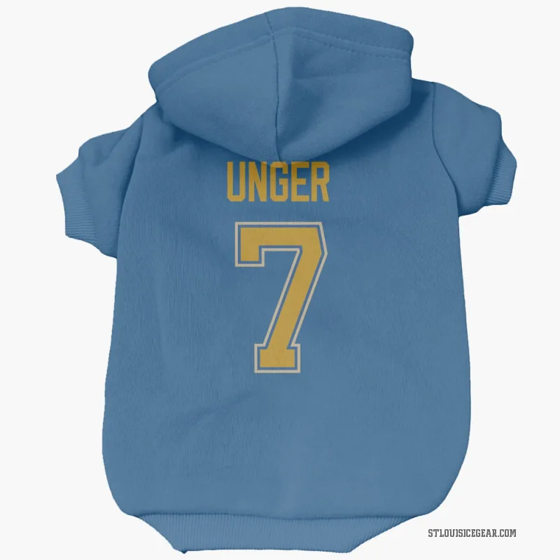 Garry Unger  Blue St. Louis Blues  Cat & Dog Pet Hoodie