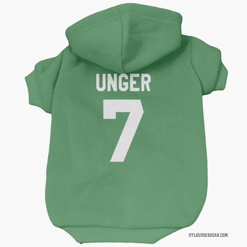 Garry Unger  Green St. Louis Blues  Cat & Dog Pet Hoodie