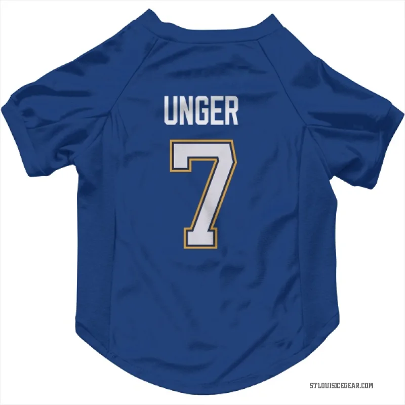 Garry Unger  Royal St. Louis Blues  Cat & Dog Pet Jersey