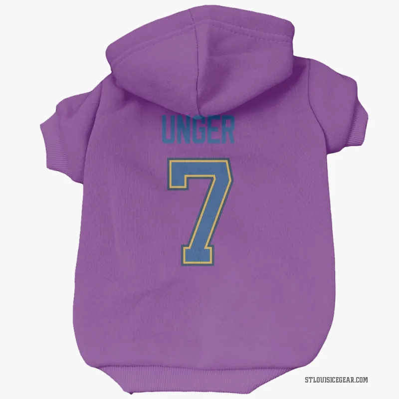 Garry Unger  White St. Louis Blues  Cat & Dog Pet Hoodie