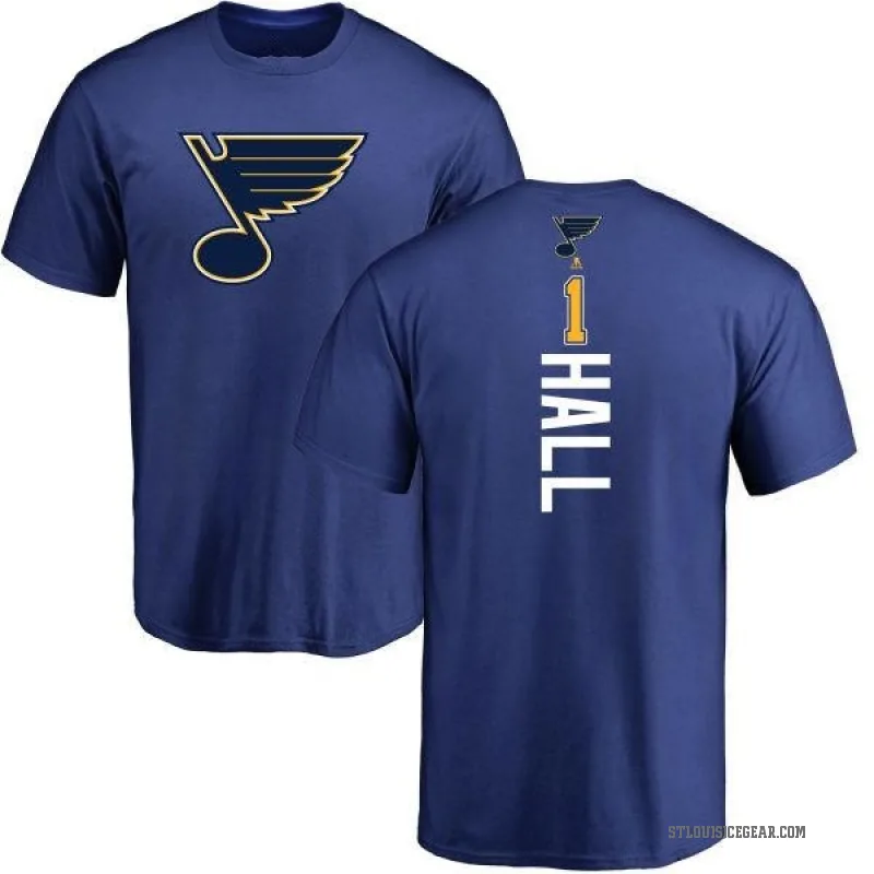 Glenn Hall Youth Royal St. Louis Blues Backer T-Shirt -