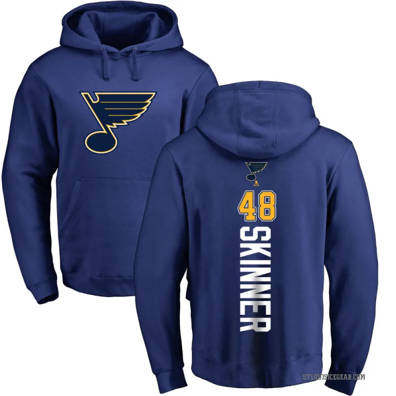 Hunter Skinner Men's Royal St. Louis Blues Branded Backer Pullover Hoodie