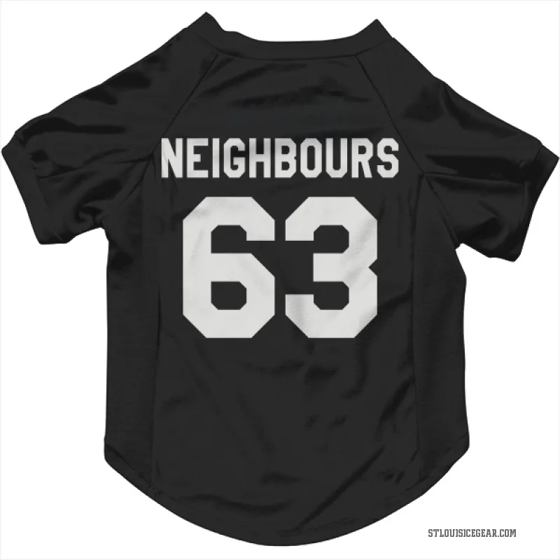 Jake Neighbours  Black St. Louis Blues  Cat & Dog Pet Jersey