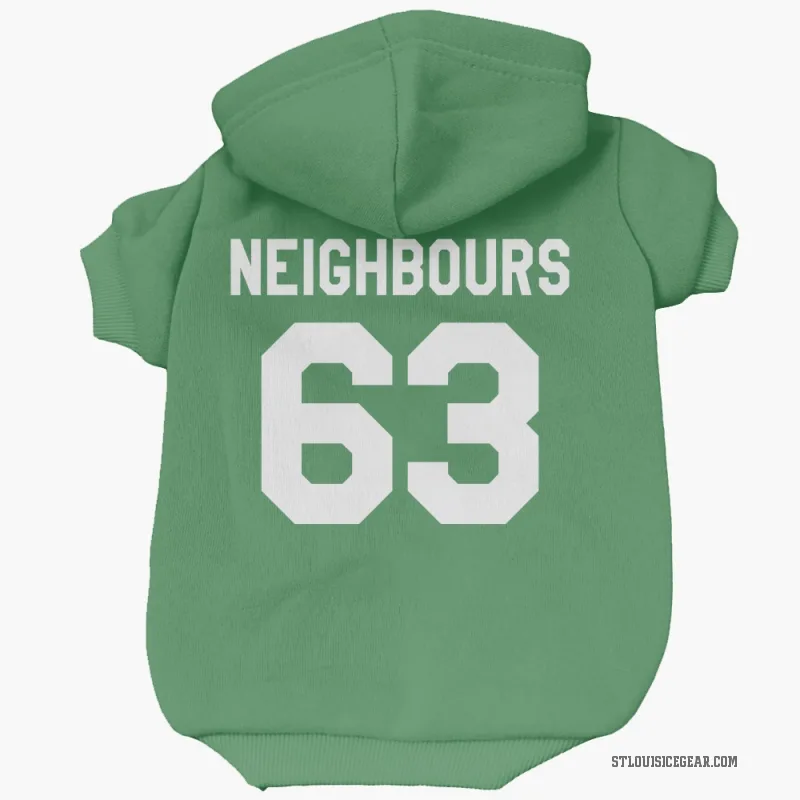 Jake Neighbours  Green St. Louis Blues  Cat & Dog Pet Hoodie