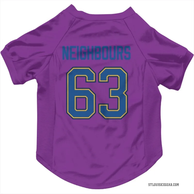 Jake Neighbours  White St. Louis Blues  Cat & Dog Pet Jersey