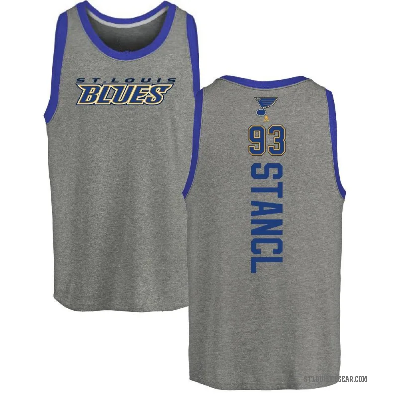 Jakub Stancl Youth Ash St. Louis Blues Backer Tank Top -