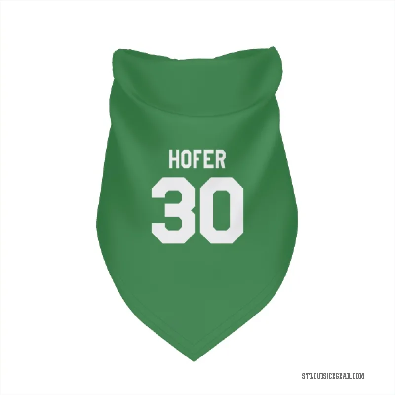 Joel Hofer Green St. Louis Blues Cat & Dog Pet Bandana