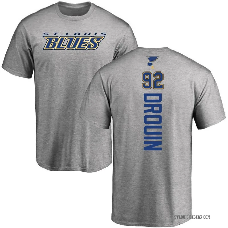 Jonathan Drouin Youth Ash St. Louis Blues Backer T-Shirt -