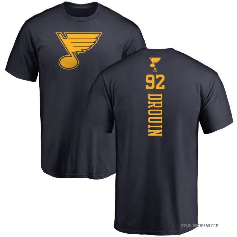 Jonathan Drouin Youth Navy St. Louis Blues One Color Backer T-Shirt -