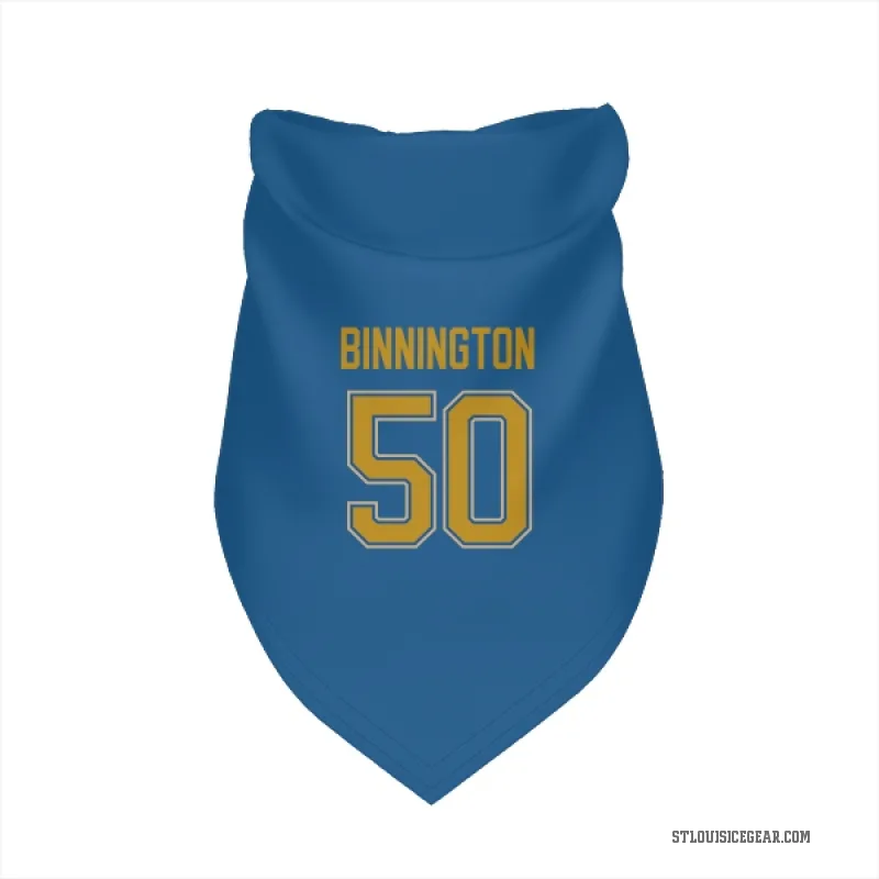 Jordan Binnington  Blue St. Louis Blues  Cat & Dog Pet Bandana