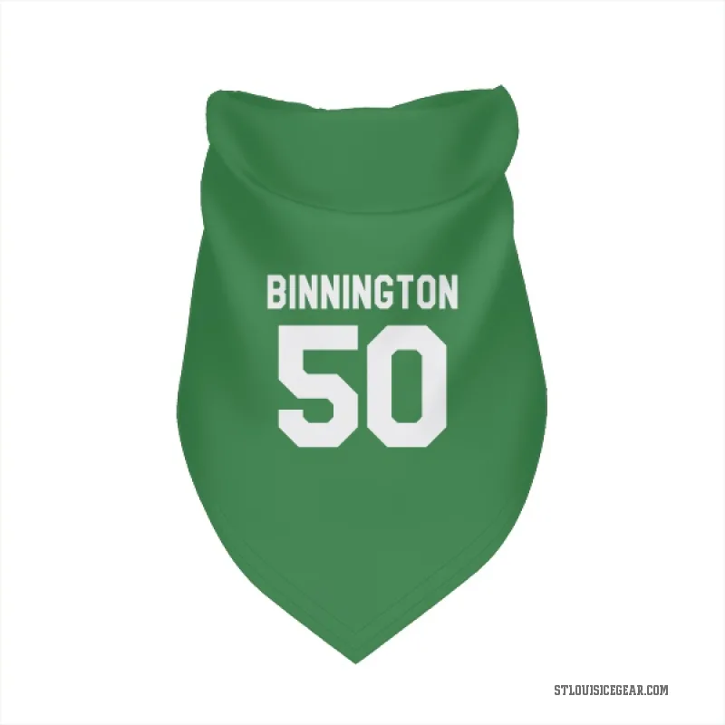 Jordan Binnington  Green St. Louis Blues  Cat & Dog Pet Bandana