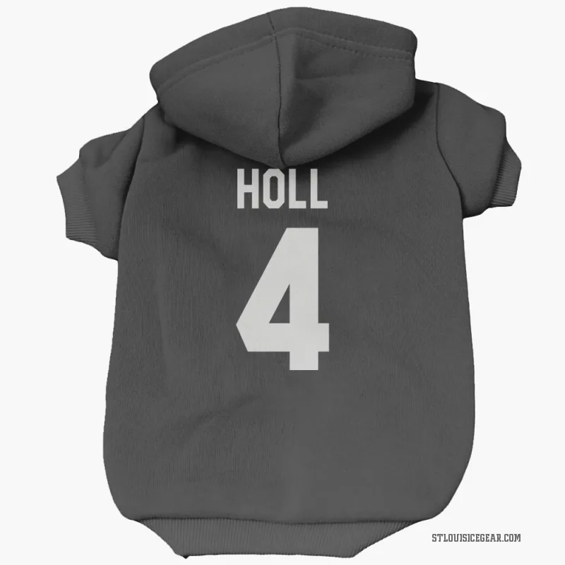 Justin Holl  Black St. Louis Blues  Cat & Dog Pet Hoodie