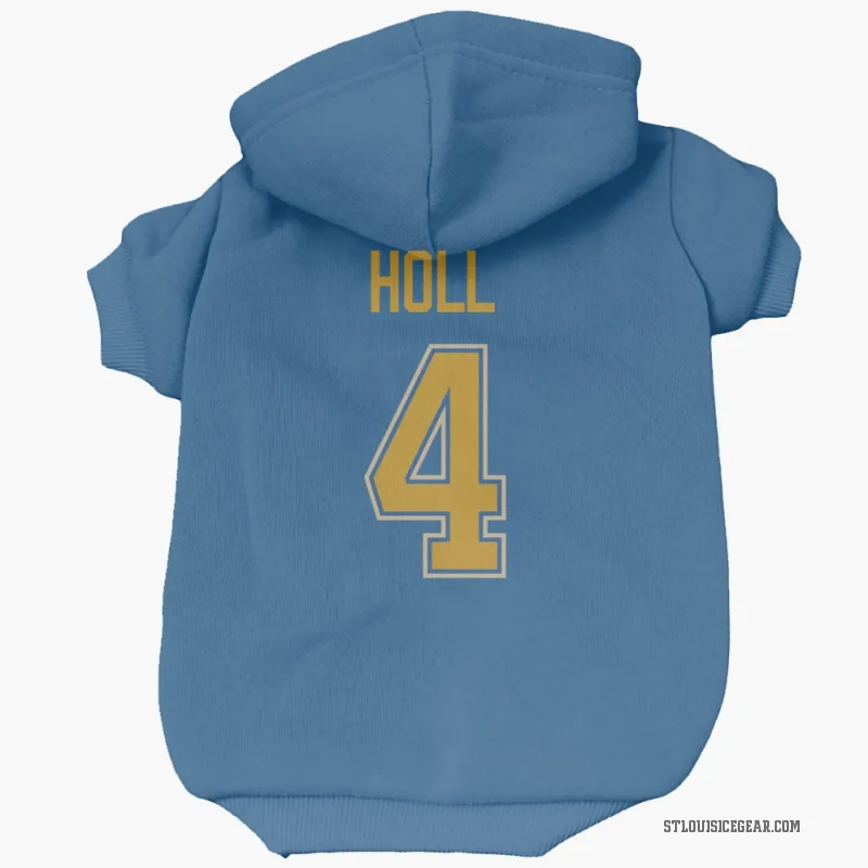 Justin Holl  Blue St. Louis Blues  Cat & Dog Pet Hoodie