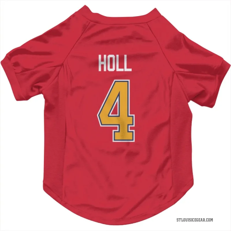 Justin Holl  Red St. Louis Blues  Cat & Dog Pet Jersey