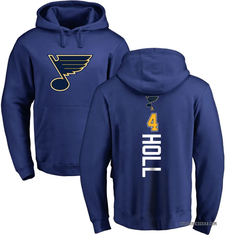 Justin Holl Youth Royal St. Louis Blues Branded Backer Pullover Hoodie