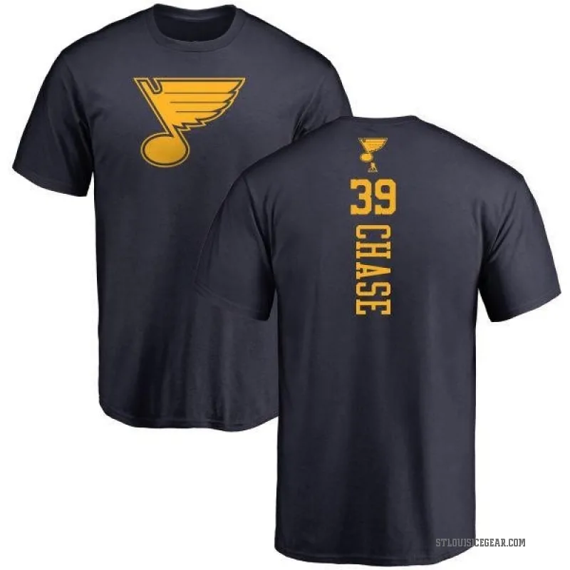Kelly Chase Men's Navy St. Louis Blues One Color Backer T-Shirt -