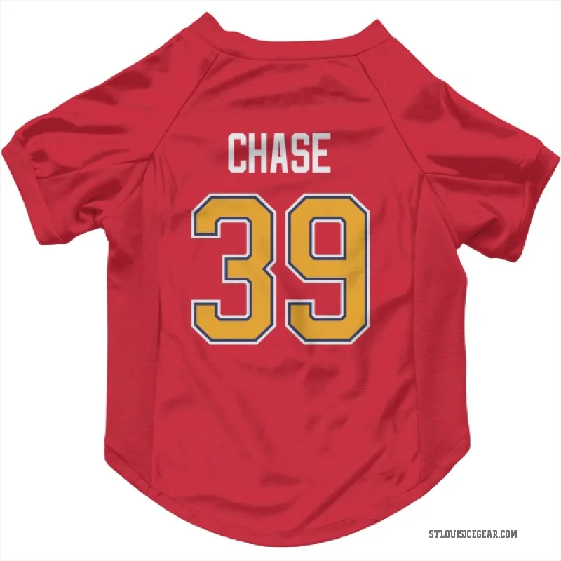 Kelly Chase  Red St. Louis Blues  Cat & Dog Pet Jersey