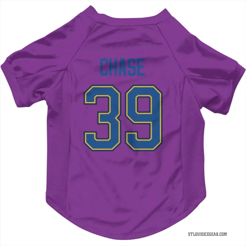 Kelly Chase  White St. Louis Blues  Cat & Dog Pet Jersey