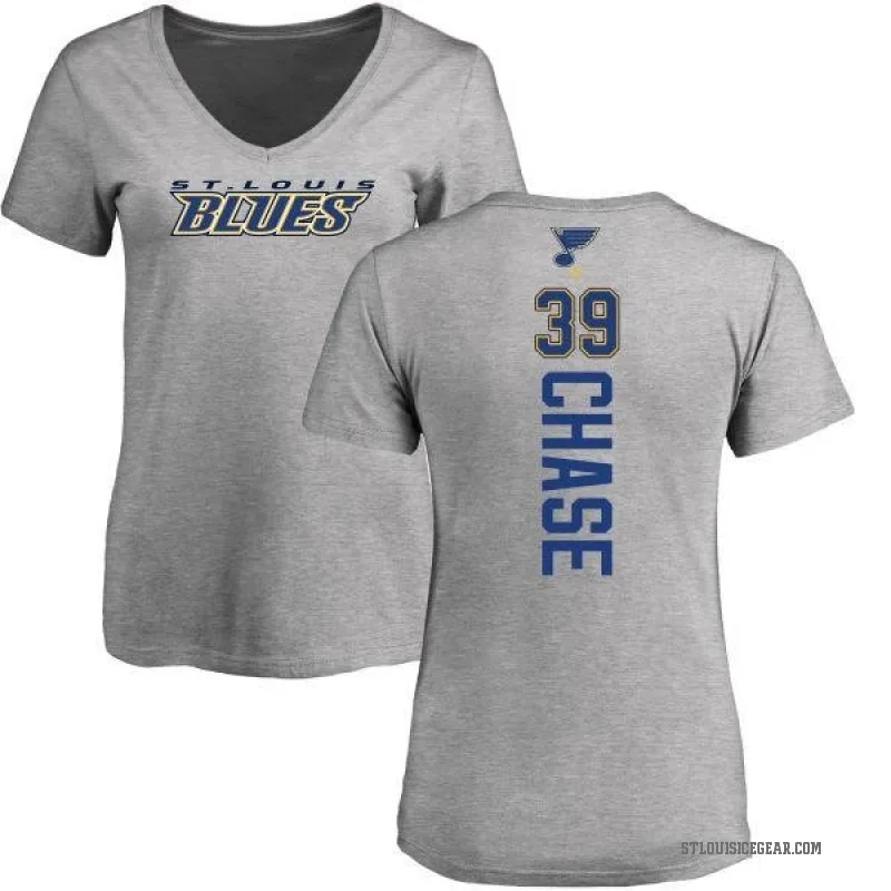 Kelly Chase Women's Ash St. Louis Blues Backer T-Shirt -