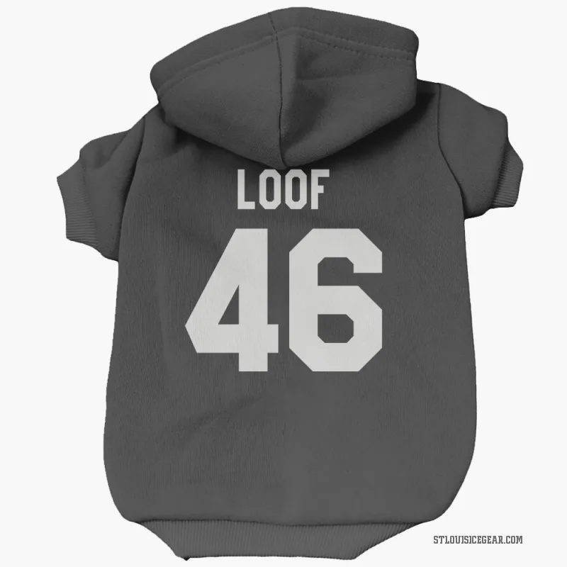 Leo Loof  Black St. Louis Blues  Cat & Dog Pet Hoodie