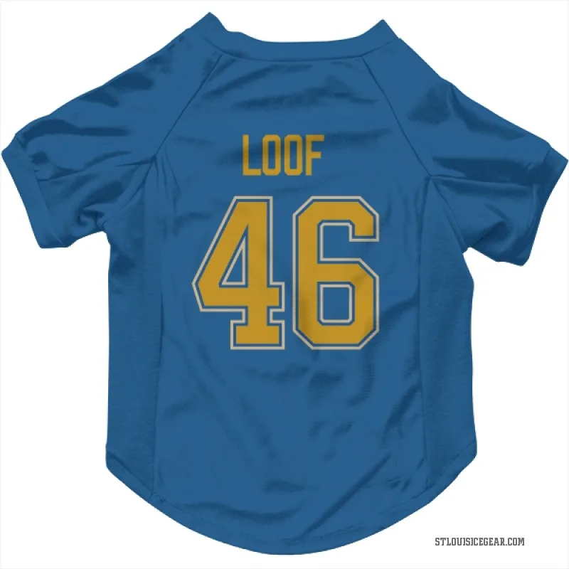 Leo Loof  Blue St. Louis Blues  Cat & Dog Pet Jersey