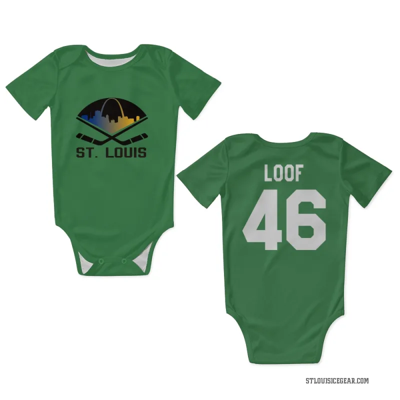 Leo Loof  Green St. Louis Blues  Newborn & Infant Bodysuit