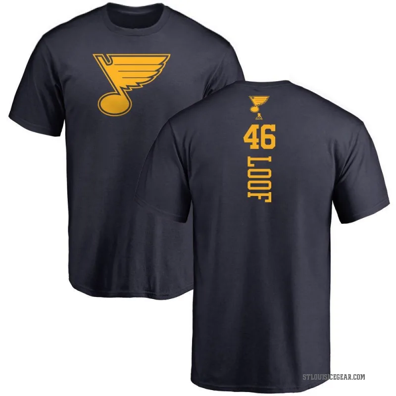 Leo Loof Men's Navy St. Louis Blues One Color Backer T-Shirt -